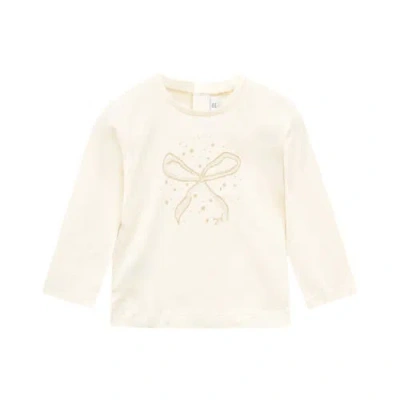 Mayoral Babies'  Basic Heart T-shirt In Neutral