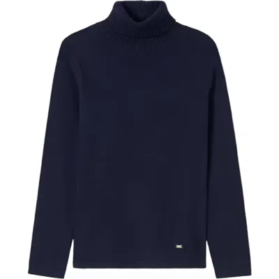 Mayoral Kids'  Basic Turtleneck Jumper In Blue
