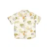 Mayoral Better Cotton Printed Shirt Kids In Beige