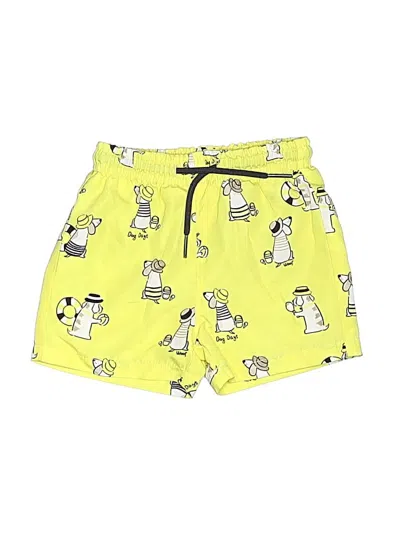 Pre-owned Mayoral Babies' Board Shorts In Yellow