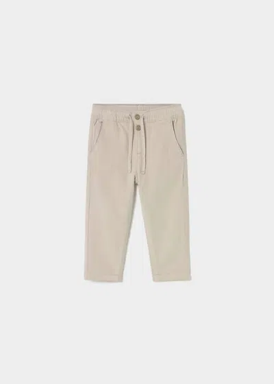 Mayoral Kids' Boy's Micro-cord Lined Trousers In Mole In Multi