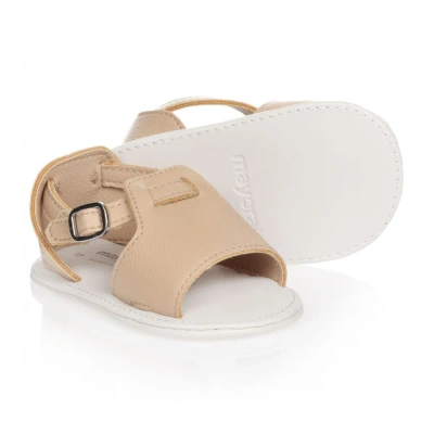 Mayoral Boys Beige Baby Sandals