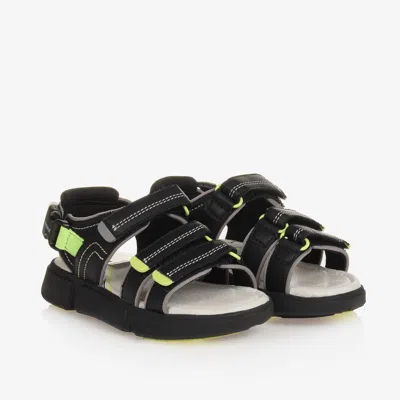 Mayoral Kids' Boys Black Velcro Sandals