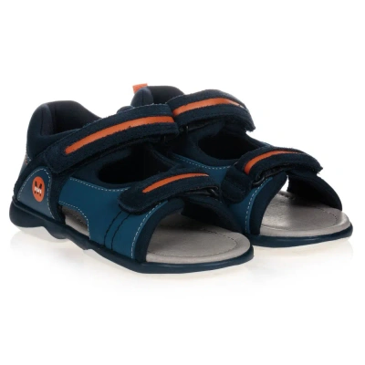 Mayoral Babies' Boys Blue & Orange Sandals