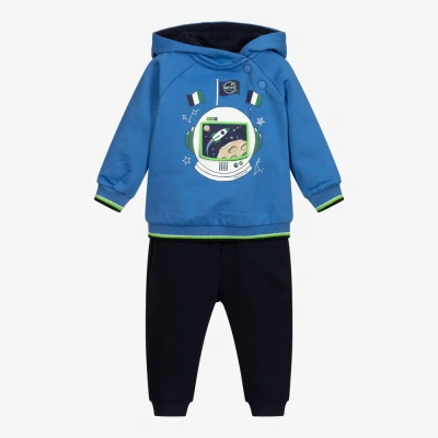 Mayoral Babies' Boys Blue Space Tracksuit