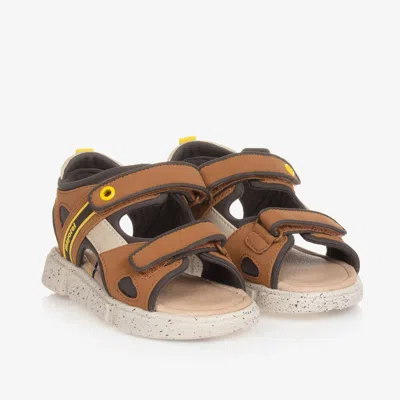 Mayoral Kids' Boys Brown Velcro Sandals