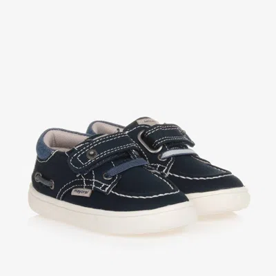 Mayoral Kids' Boys Navy Blue Canvas Trainers