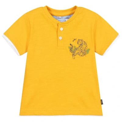 Mayoral Babies' Boys Orange Cotton T-shirt