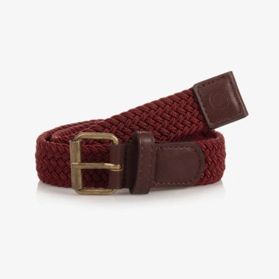 Mayoral Boys Teen Red Braided Belt