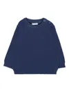 Mayoral Button-detail Cotton Sweater In Blue
