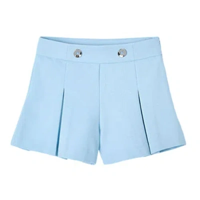 Mayoral Kids'  Button Shorts In Blue