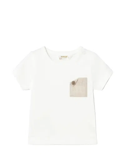 Mayoral Babies' Button Summer Outfit In White