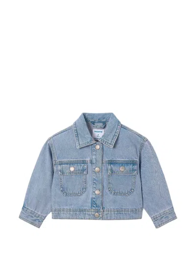 Mayoral Kids' Buttoned Pocket Jacket In Blue