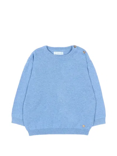Mayoral Babies' Buttoned Sweater In Blue