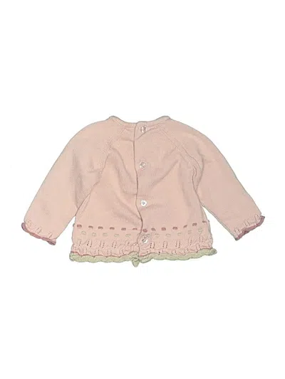 Pre-owned Mayoral Kids' Cardigan Sweater In Pink