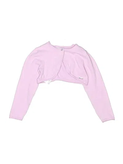 Pre-owned Mayoral Kids' Cardigan Sweater In Pink