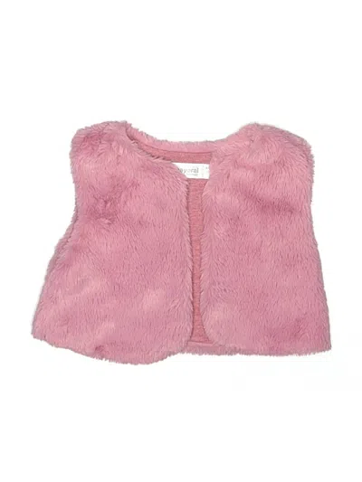 Pre-owned Mayoral Babies' Cardigan Sweater In Pink