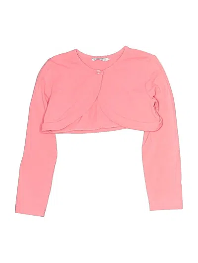 Pre-owned Mayoral Kids' Cardigan Sweater In Pink