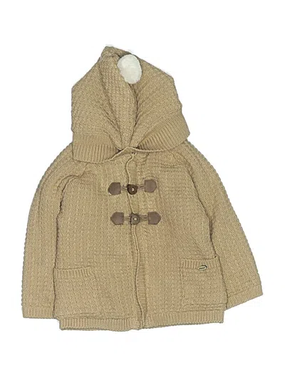 Pre-owned Mayoral Babies' Cardigan Sweater In Tan