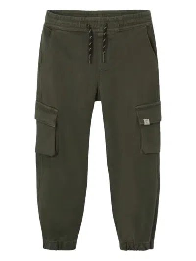 Mayoral Kids' Cargo Pants In Green