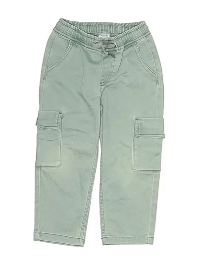 Pre-owned Mayoral Kids' Cargo Pants In Green
