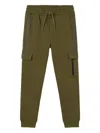 Mayoral Kids' Cargo-pocket Tracksuit Bottoms In Green