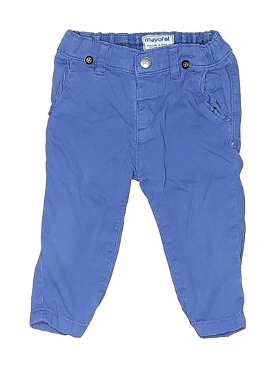 Pre-owned Mayoral Babies' Casual Pants In Blue
