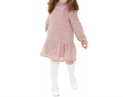 Mayoral Kids' Chiffon Sequin Dress In Pink