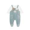 Mayoral Corduroy Teddy Romper In Blue