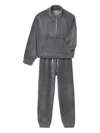 Mayoral Corduroy Two-piece Tracksuit In Gray