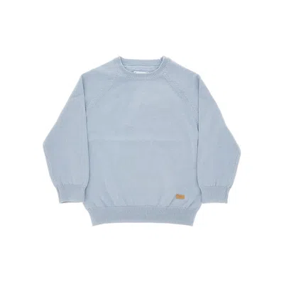 Mayoral Cotton Crewneck Sweater Kids In Blue