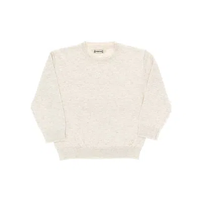 Mayoral Crewneck Cotton Sweater Kids In Neutral