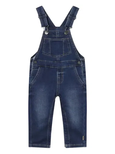 Mayoral Babies' Denim Dungarees In Blue