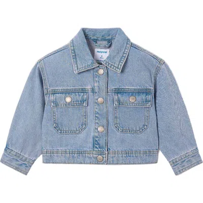 Mayoral Kids'  Denim Jacket In Blue