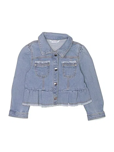 Pre-owned Mayoral Kids' Denim Jacket In Blue