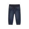 Mayoral Kids'  Denim Jogger Pants In Black