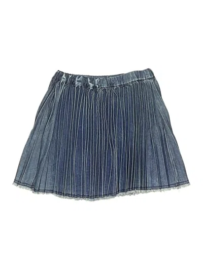 Pre-owned Mayoral Kids' Denim Skirt In Blue