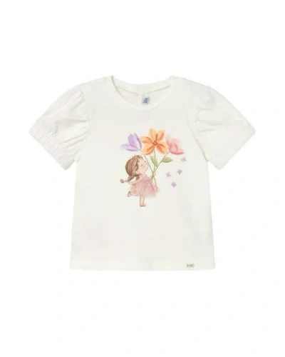Mayoral Kids'  Doll T-shirt In White