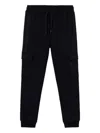 Mayoral Drawstring Track Pants In Black