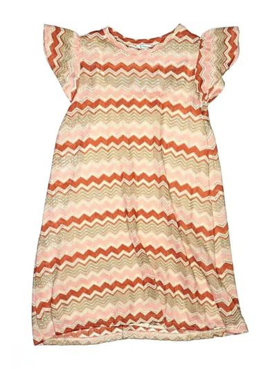 Pre-owned Mayoral Kids' Dress In Tan