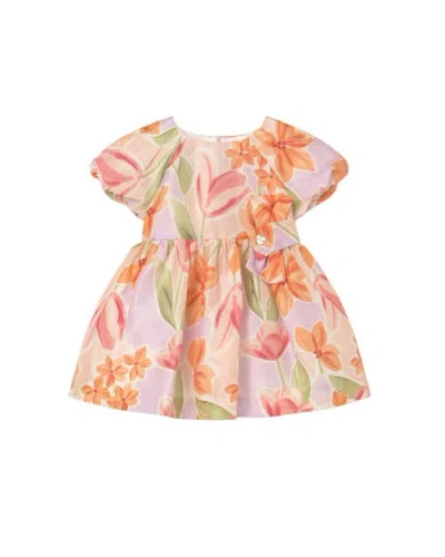 Mayoral Kids'  Dress With Floral Print In Multi