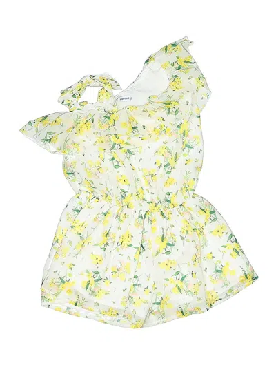 Pre-owned Mayoral Kids' Dress In Yellow