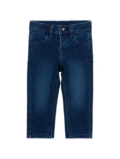 Mayoral Babies' Faded Straight-leg Denim Jeans In Blue