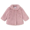 Mayoral Faux-fur Coat In Pink