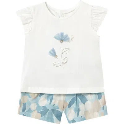 Mayoral Babies'  Floral Bermudas Set