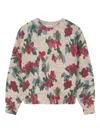 Mayoral Floral-pattern Crew-neck Sweater In Multi