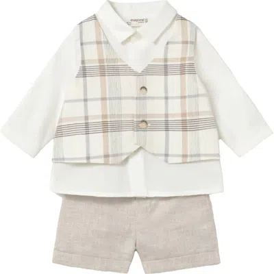 Mayoral Kids'  Formal Set In Brown