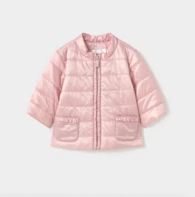 Mayoral Kids' Girl's Padded Windbreaker Jacket In Pink