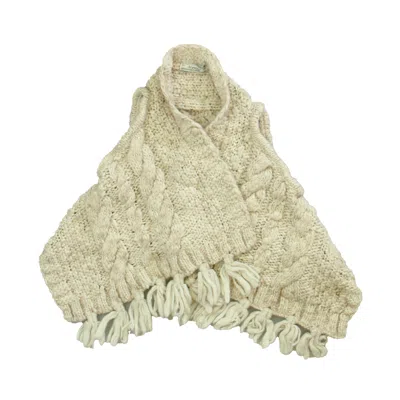 Pre-owned Mayoral Kids' Girls Beige Cardigan In Neutral