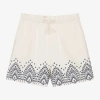 MAYORAL GIRLS IVORY BRODERIE ANGLAISE SHORTS